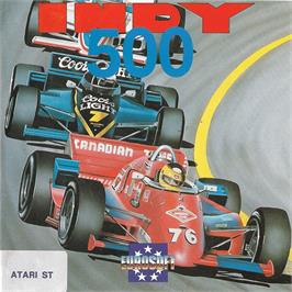 Box cover for Indy 500 on the Atari ST.